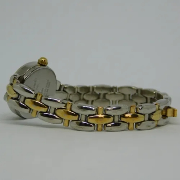 Vintage Anne Klein II 10/3040-1 Two Tone Quartz Women's Watch Sz. 6 1/4" - Picture 3 of 4